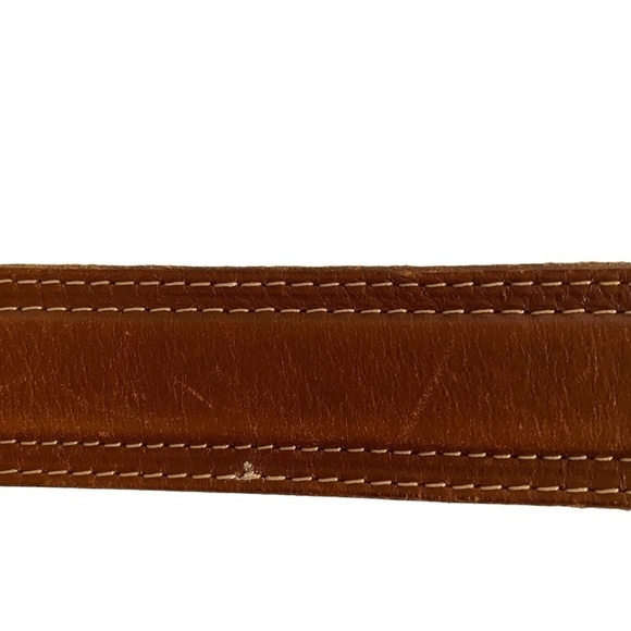 Orvis Brown Leather Belt Sz 40 - Picture 6 of 9
